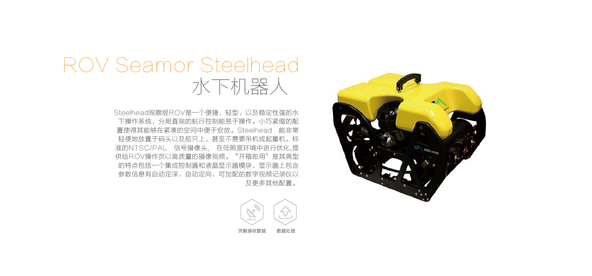 ROV Seamor Steelhead 水下机器人